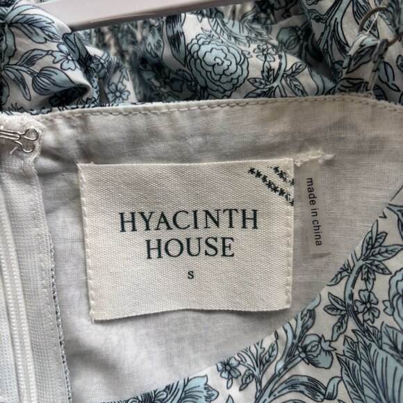 NWT Tuckernuck Hyacinth House Blue and White Floral Tiered Teresa Maxi Dress S - Picture 5 of 7